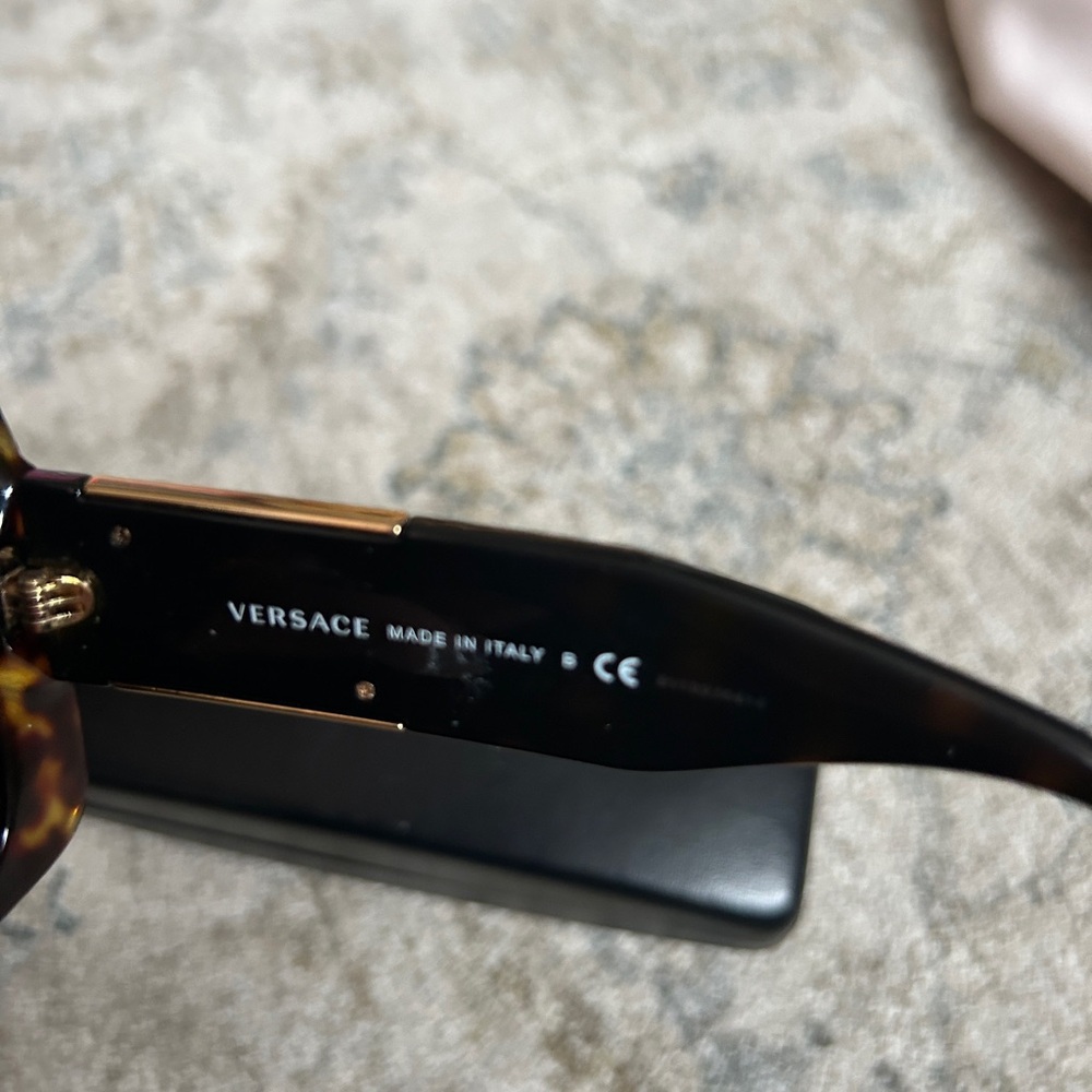 Versace Tortoise Shell Sunglasses - image 5